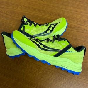 Men’s Saucony Xodus Ultra Trail Running Shoes - Worn TWICE.
